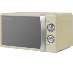 RUSSELL HOBBS  RHMM701C Solo Microwave - Cream